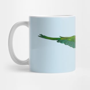 Flying lovebird digital drawing Mug